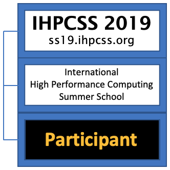IHPCSS 2019 badge image